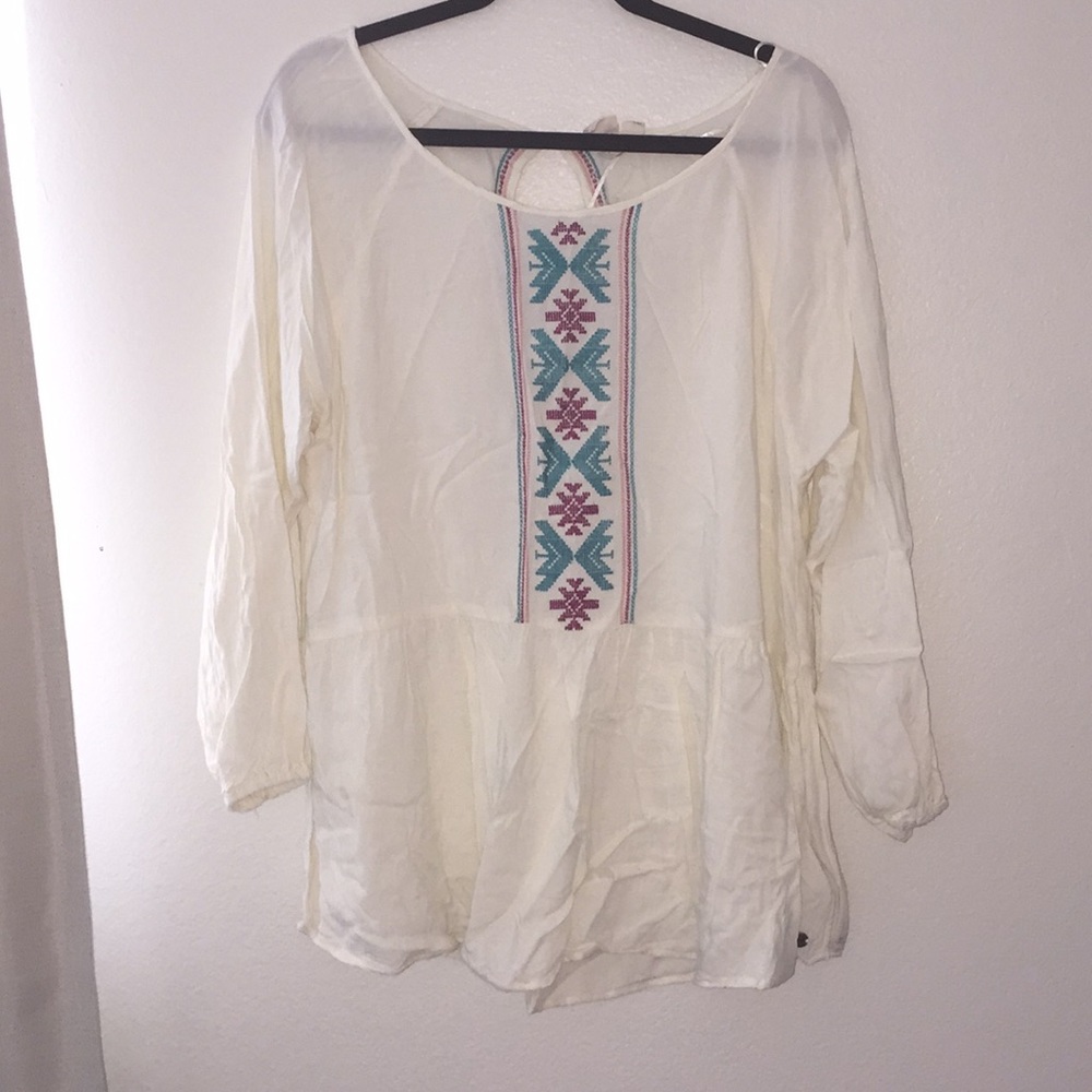 Roxy long sleeve blouse